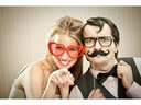 Partydeco Partyaccessoire Moustache 6-teilig, Schwarz