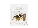 Partydeco Partyaccessoire Photo Booth Wedding Set 10-teilig, Gold