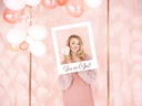 Partydeco Partyaccessoire Photo Booth Wedding Set 12-teilig, Rosegold