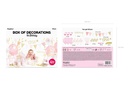 Partydeco Partyset 1st Birthday gold 9-teilig, Gold/Rosa
