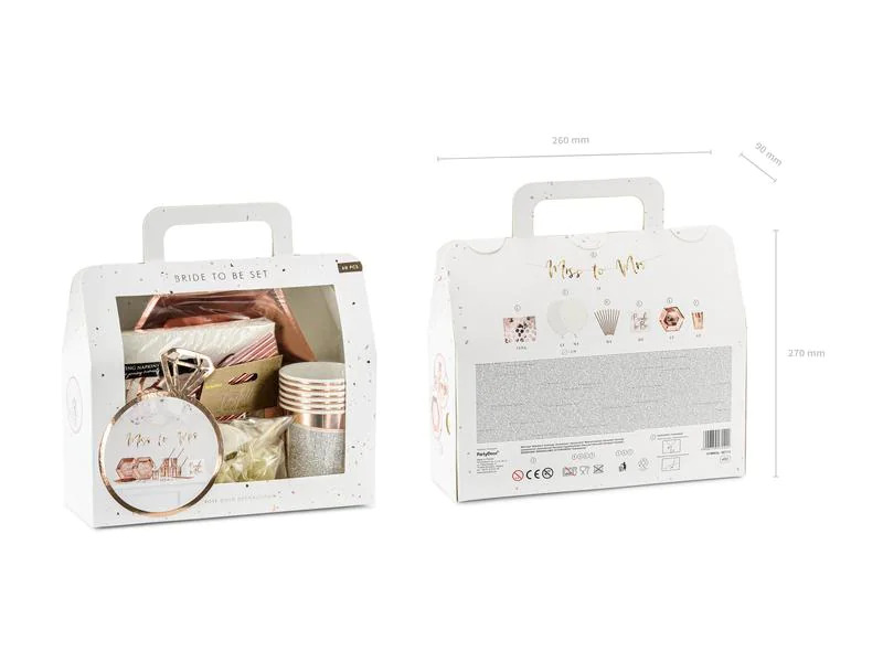 Partydeco Partyset Bachelorette Party 7-teilig, Rosegold