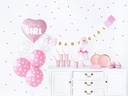 Partydeco Partyset Its a girl 7-teilig, Rosa