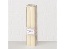 Boltze Stabkerze Melia 20 cm, Creme, 4 Stück