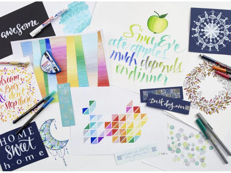 edding Pinselstift Colour happy box 69 Stück