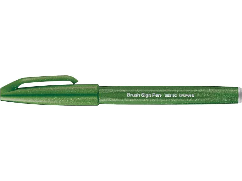 pentel Fasermaler Brush Sign Grün, 1 Stück