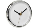 TFA Dostmann Quarz-Wanduhr Ø 9 cm, Aluminium
