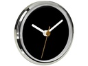 TFA Dostmann Quarz-Wanduhr Ø 9 cm, Aluminium