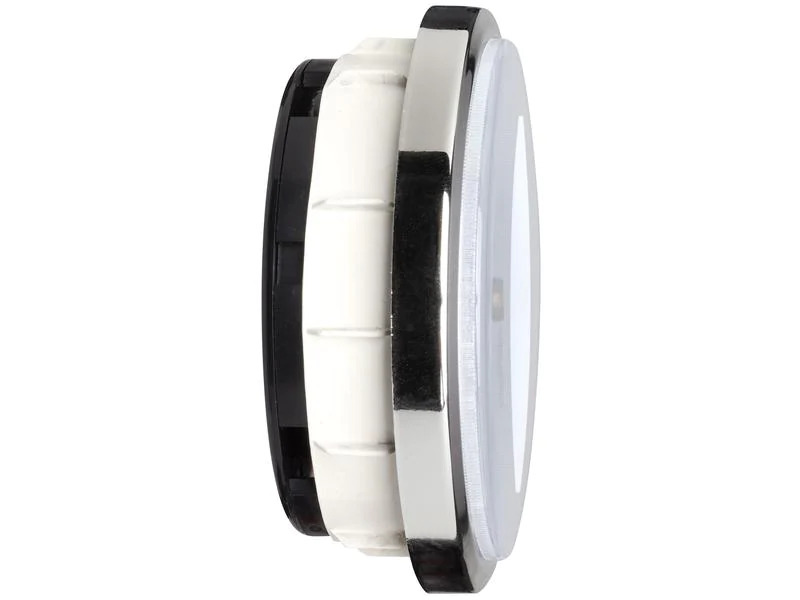 TFA Dostmann Quarz-Wanduhr Ø 9 cm, Aluminium