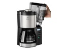 Melitta Filterkaffeemaschine Look Timer 1025-08 Edelstahl, Schwarz