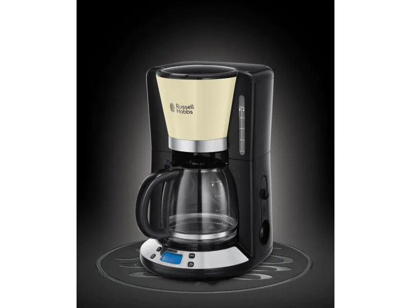 Russell Hobbs Filterkaffeemaschine Colours Plus Crème/Schwarz