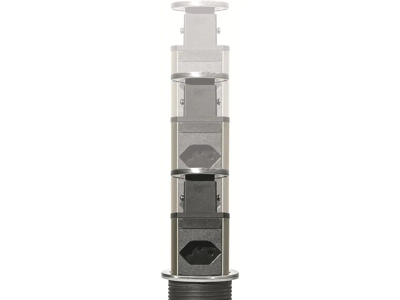 STEFFEN Steckdosenlift STEBA 3x T13, 2x USB