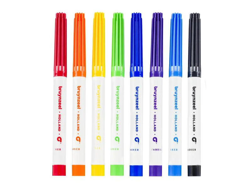 Bruynzeel Textilmarker 8 Stück