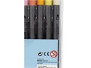 Creativ Company Textilmarker 2.3 + 3.6 mm Mehrfarbig, 20 Stück