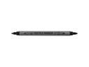 Creativ Company Textilmarker 2.3 + 3.6 mm Schwarz, 6 Stück