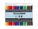 Creativ Company Textilmarker Set 20 Stifte