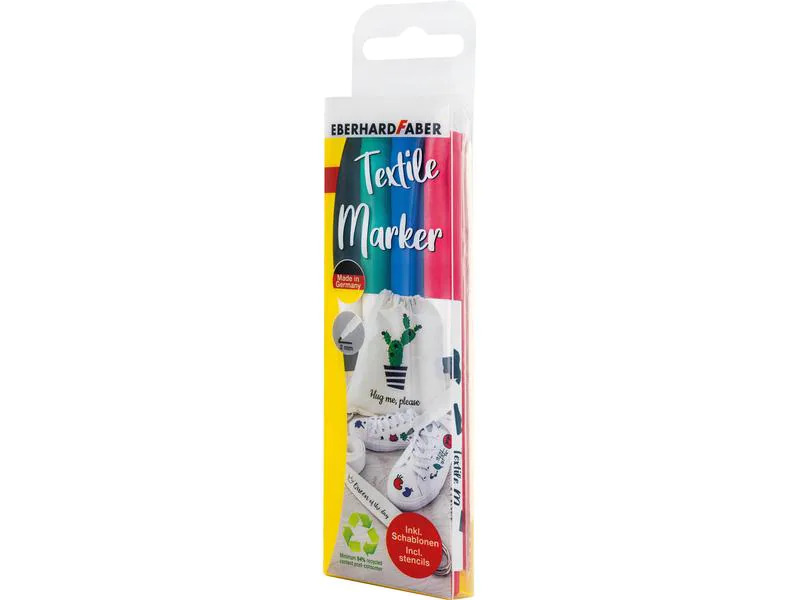 Eberhard Faber Textilmarker 4 Stück