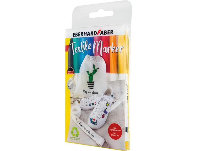 Eberhard Faber Textilmarker 8 Stück