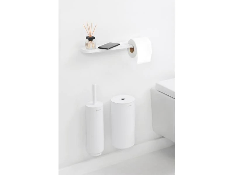 Brabantia Toilettenpapierhalter Mindset mit Ablage Weiss
