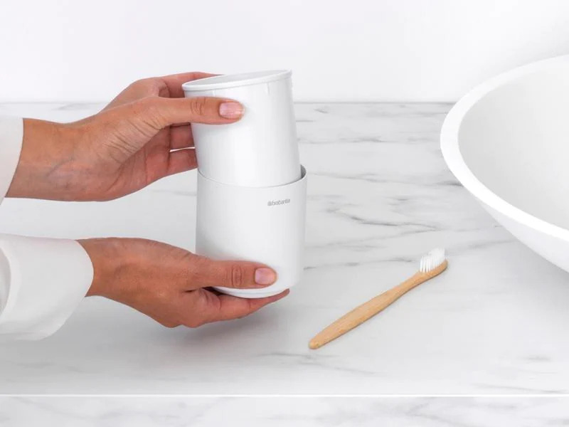 Brabantia Zahnputzbecher Mindset Weiss