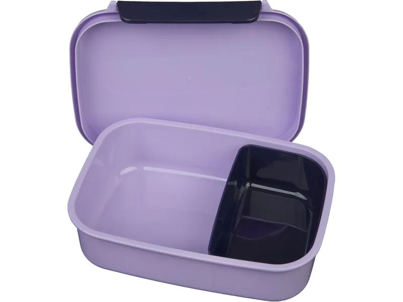 Scooli Lunchbox Einhorn Lila/Schwarz