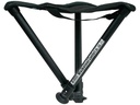 Walkstool Dreibeinhocker Comfort 55 cm Schwarz/Silber