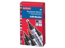 Herlitz Permanent-Marker Colli 1-4 mm, 10 Stück, Schwarz