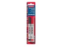 Herlitz Permanent-Marker Colli 1-4 mm, 2 Stück, Rot/Schwarz