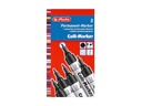Herlitz Permanent-Marker Colli 1-4 mm, 5 Stück, Schwarz