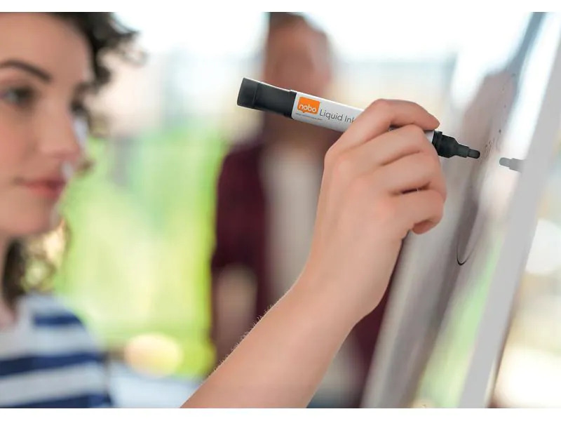 Nobo Whiteboard-Marker Liquid Ink 10 Stück, Mehrfarbig