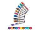 Nobo Whiteboard-Marker Liquid Ink 10 Stück, Mehrfarbig
