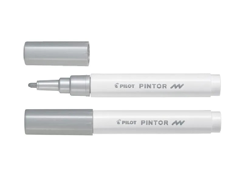 Pilot Permanent-Marker Pintor Fein Metallic Silber