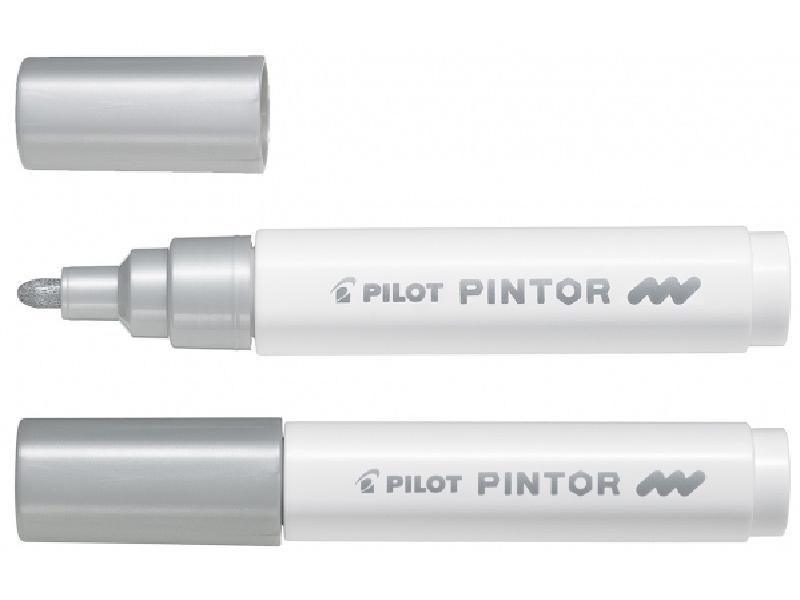 Pilot Permanent-Marker Pintor M Metallic Silber