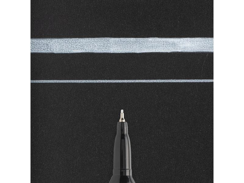 Sakura Lackmarker Pen-Touch 0.7 mm, extrafein, Weiss