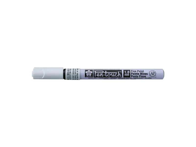 Sakura Lackmarker Pen-Touch 1.0 mm, F, Weiss