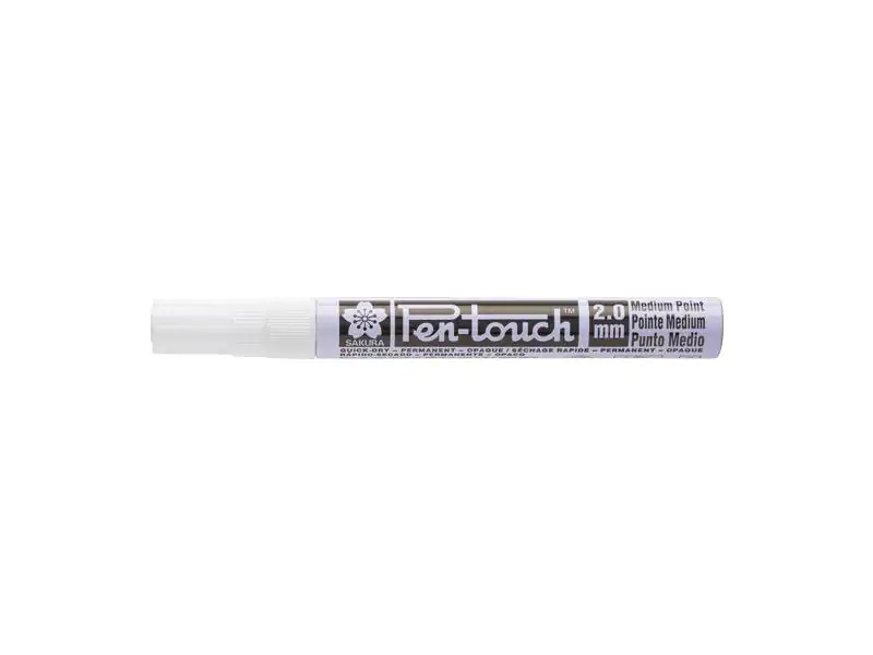 Sakura Lackmarker Pen-Touch 2.0 mm, M, Weiss