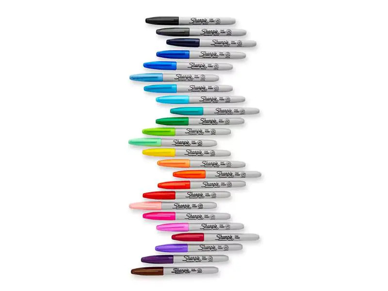 Sharpie Permanent-Marker 0.9 mm Rundspitze, Fein, Rot