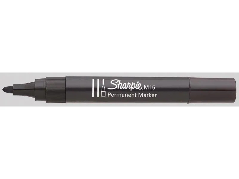 Sharpie Permanent-Marker M15 2.0 mm Rundspitze, Schwarz