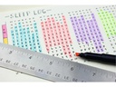 Tombow Leuchtmarker MONO EDGE, 6er-Set
