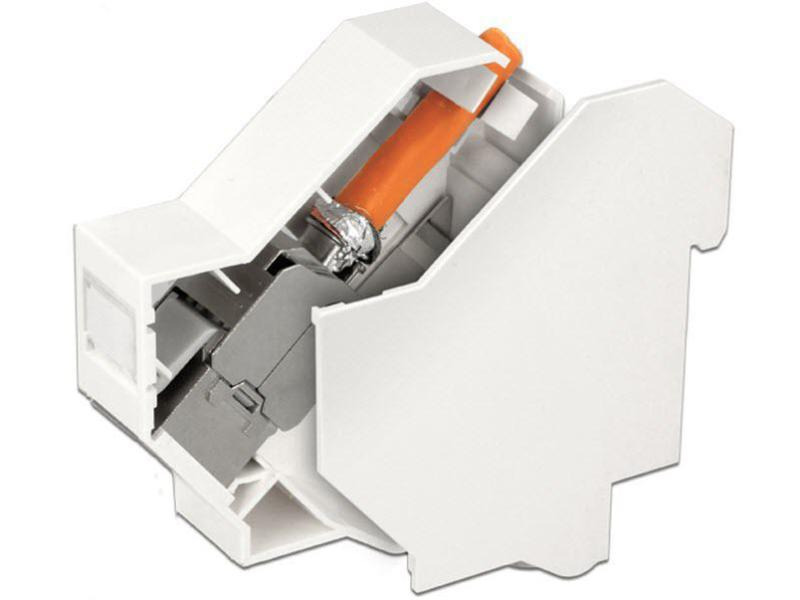 Delock Abdeckplatte Keystone Hutschienen-Modul