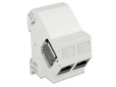 Delock Hutschienenhalter Keystone 180° gedreht