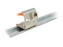 Delock Hutschienenhalter Keystone für 2x Anschlüsse