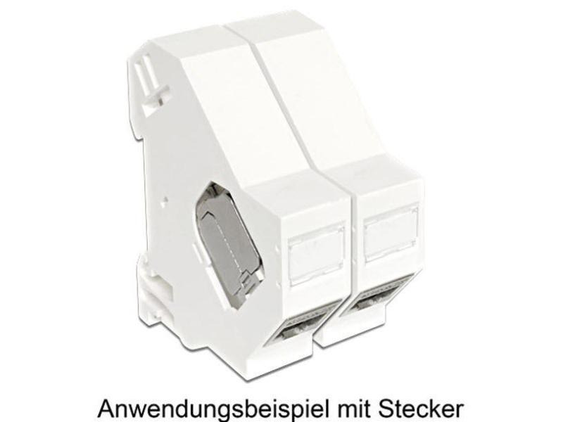 Delock Hutschienenhalter Keystone ohne Erdung
