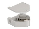 Delock Hutschienenhalter mit Keystone Modul RJ45 Buchse Cat.6A LSA