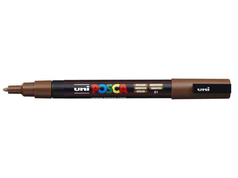 Uni Permanent-Marker POSCA 0.9-1.3 mm Braun