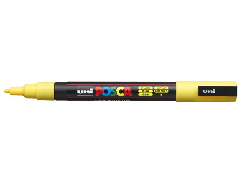 Uni Permanent-Marker POSCA 0.9-1.3 mm Gelb