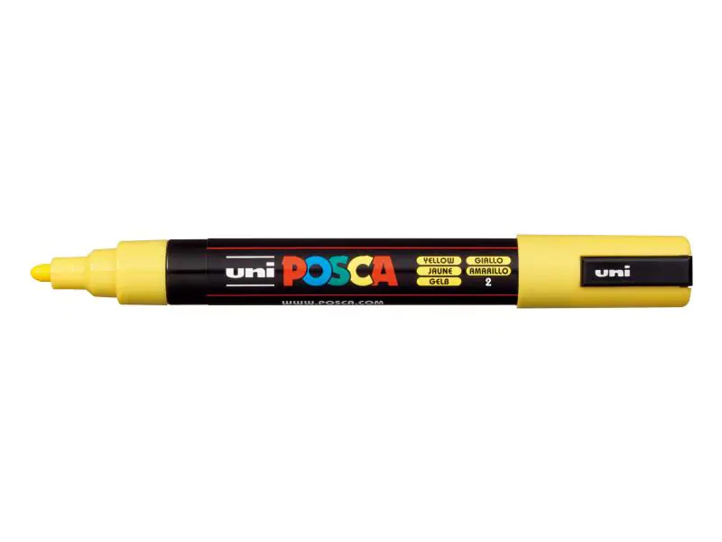 Uni Permanent-Marker POSCA 1.8-2.5 mm Gelb