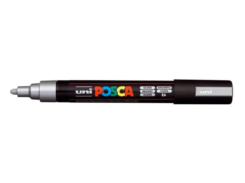 Uni Permanent-Marker POSCA 1.8-2.5 mm Silber