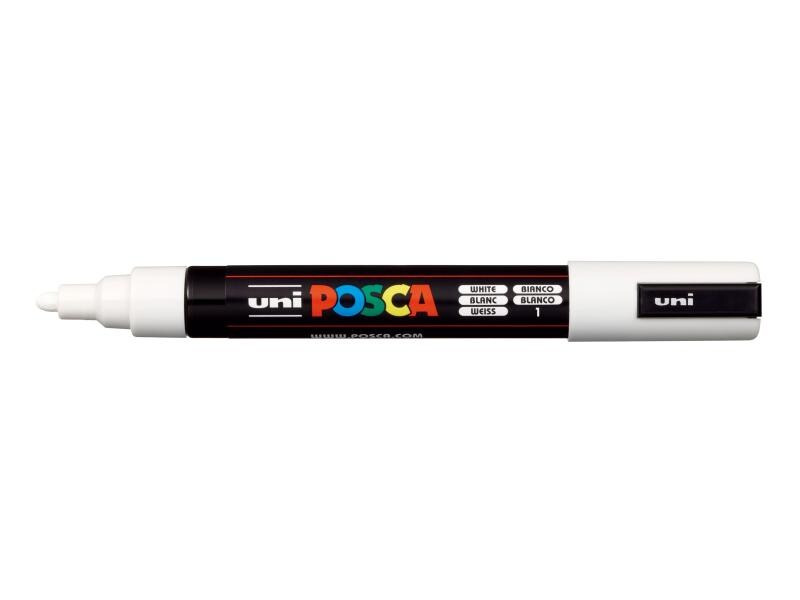Uni Permanent-Marker POSCA 1.8-2.5 mm Weiss