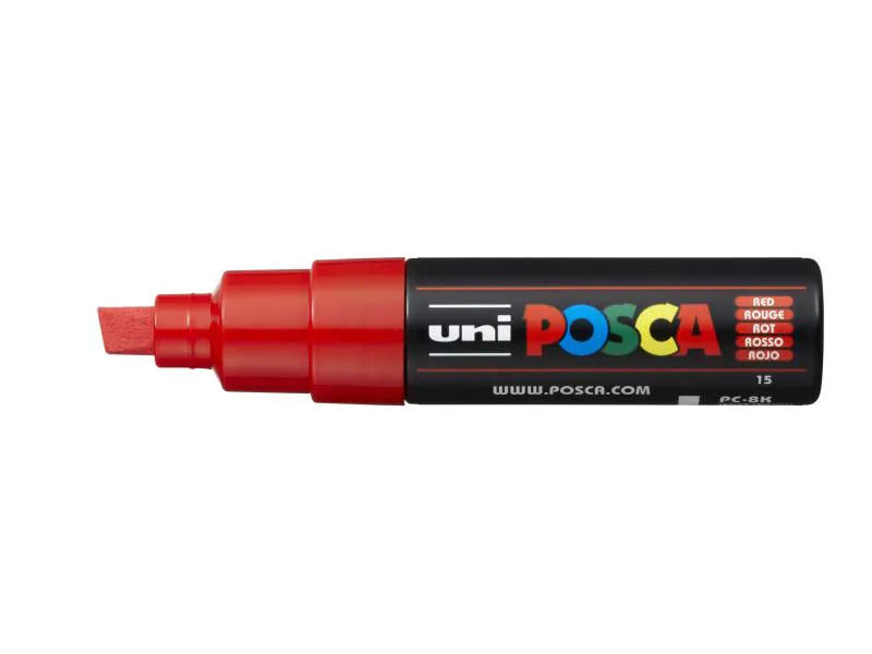 Uni Permanent-Marker POSCA 8 mm Rot