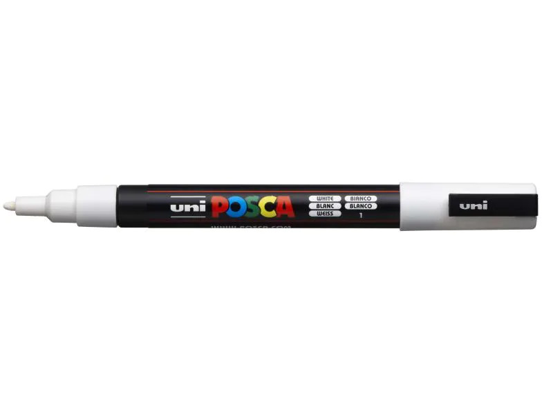 Uni Permanent-Marker POSCA Weiss